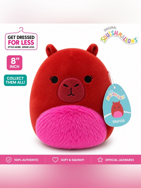 Squishmallows Other - Squishmallows Original 8 Inch Marcia Maroon Capybara Official Jazwares Plush Toy